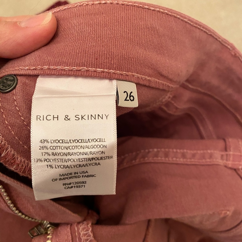 Rich and Skinny Coated Colored Skinny Jeans - Picture 3 of 3